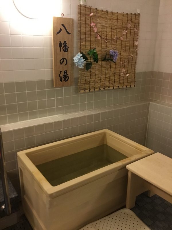 青森ヒバのお風呂オープン！